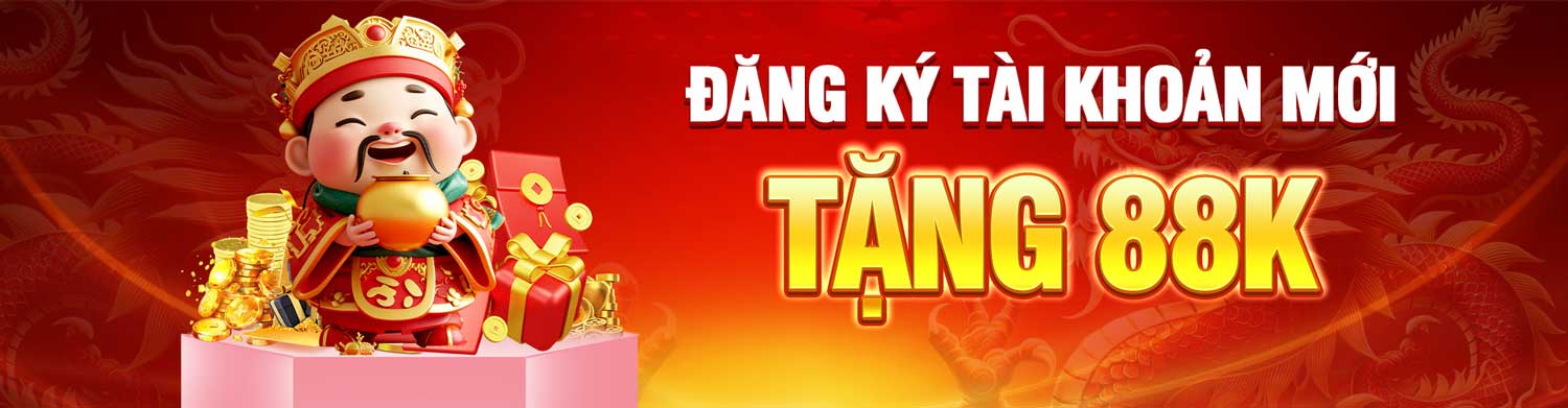 GK88 - Nhà Cái Uy Tín - Khuyến Mãi Trải Nghiệm 88k banner giới thiệu đăng ký tài khoản mới tặng 88k tại Gk88